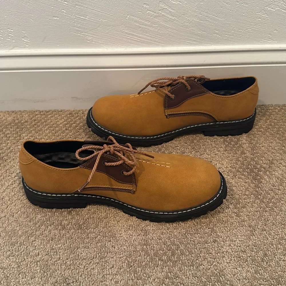 NIB COSIDRAM Men’s Two Tone Lace Up‎ Business Casual Shoe - Size: 13